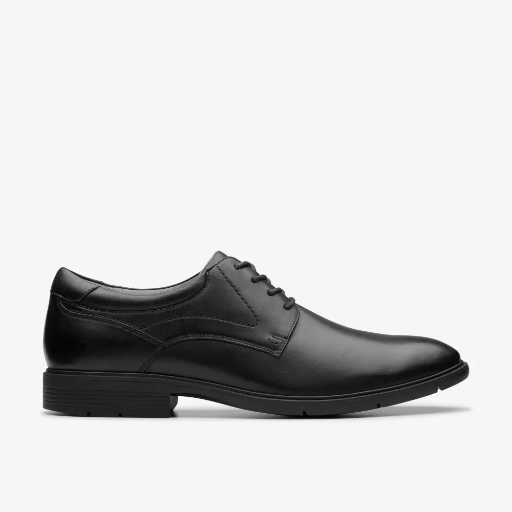Clarks Herren-Oxfordschuhe aus schwarzem Leder, Modell Eldredge Clarks Herren-Oxfordschuhe aus schwarzem Leder, Modell Eldredge online