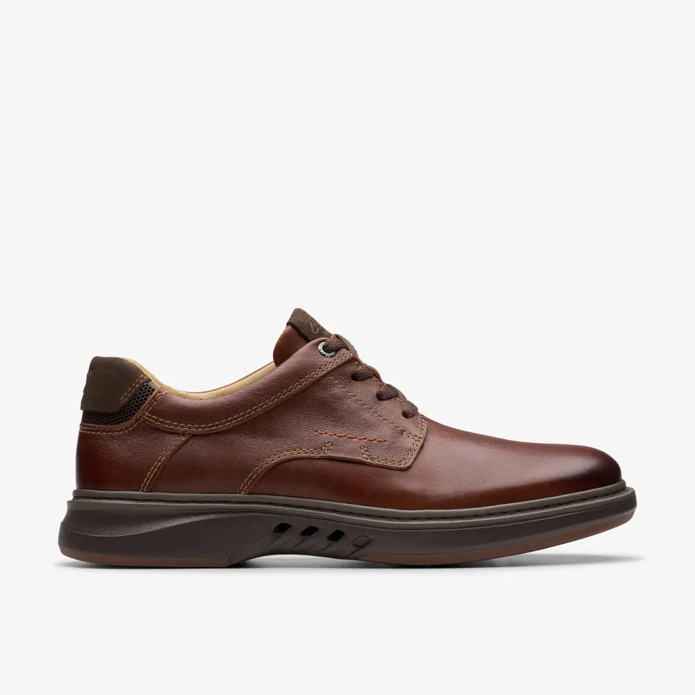 Clarks Herren Un Briley Pace Oxford-Schuhe aus hellbraunem Leder online