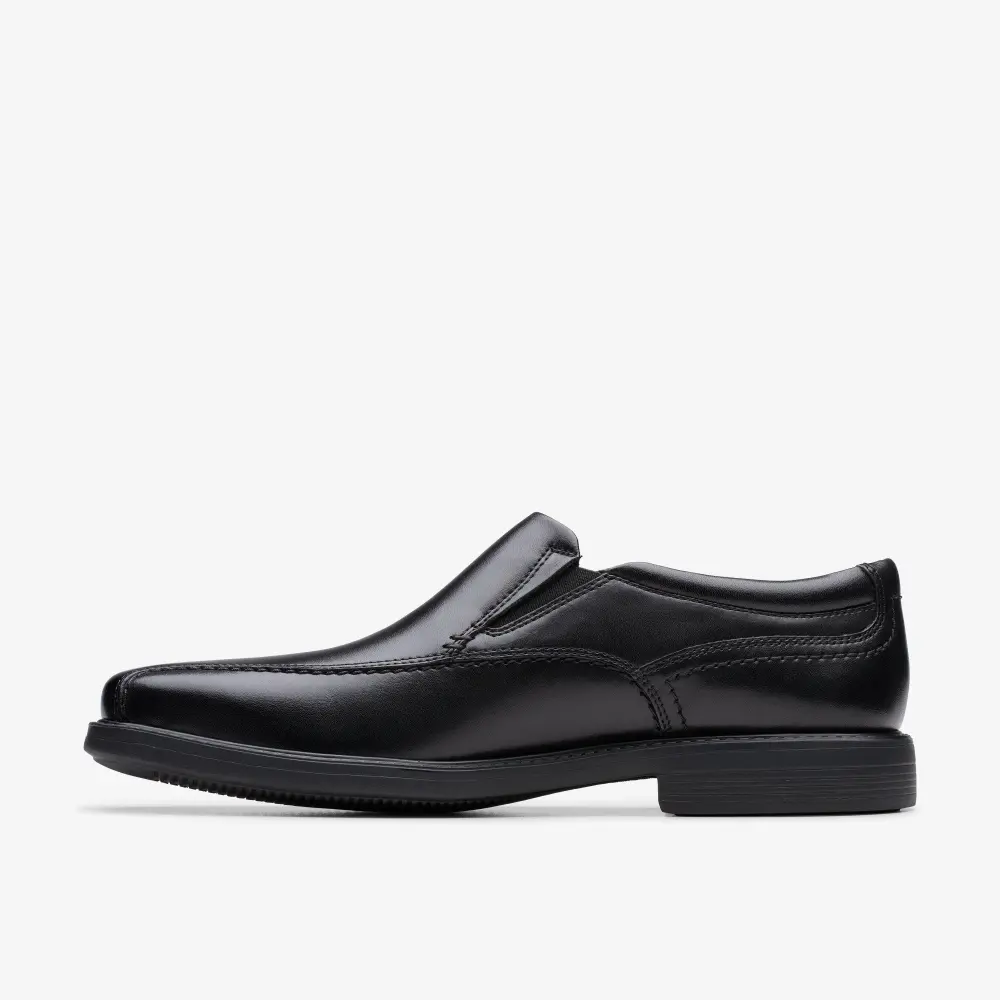 Dresslite Step Herren-Loafer aus schwarzem Leder online