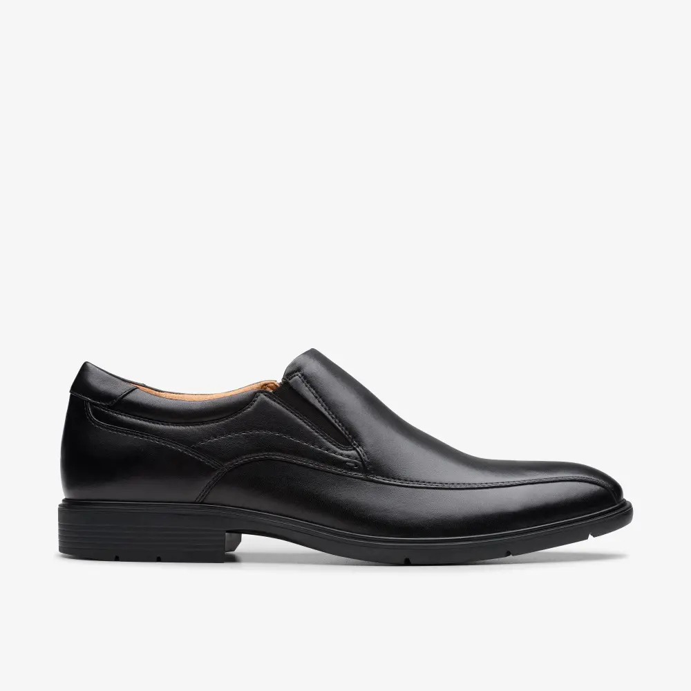 Eldredge Step Herren-Loafer aus schwarzem Leder online