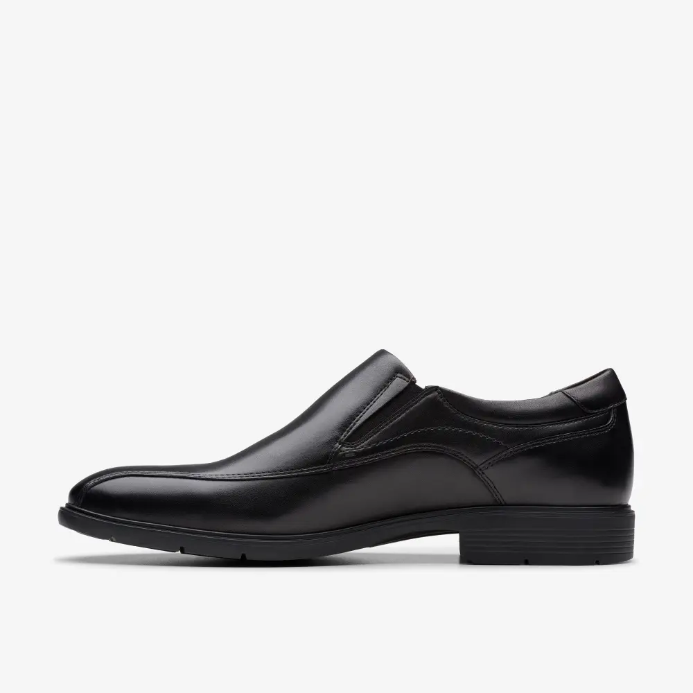 Eldredge Step Herren-Loafer aus schwarzem Leder online