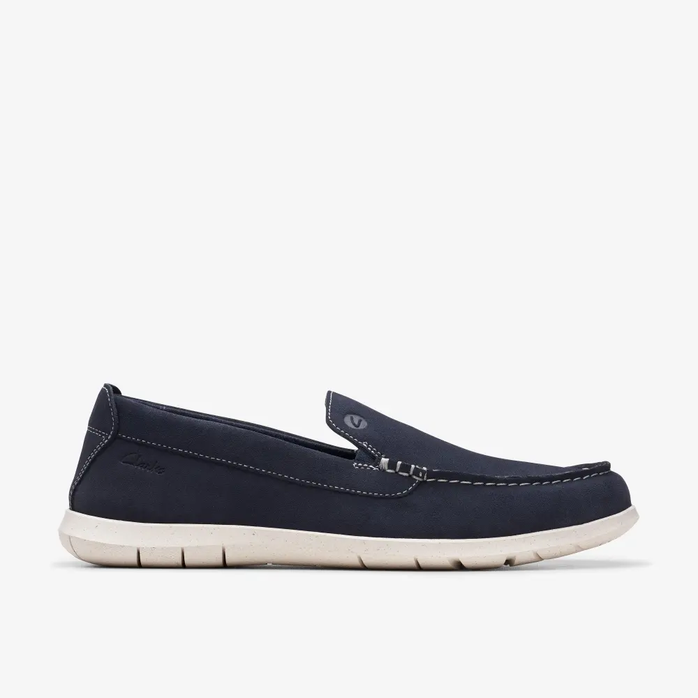 Flexway Step Herren-Sommerslipper aus marineblauem Wildleder online
