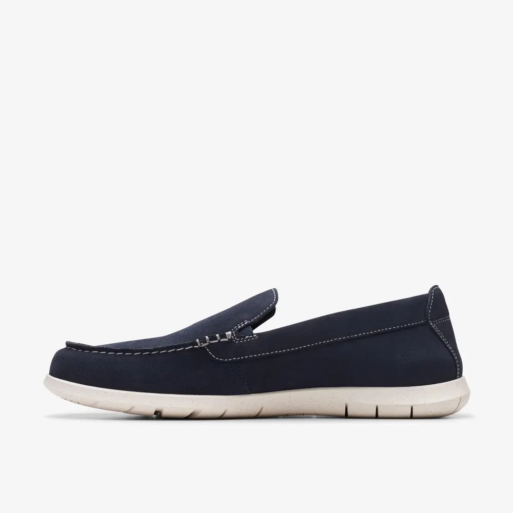Flexway Step Herren-Sommerslipper aus marineblauem Wildleder online