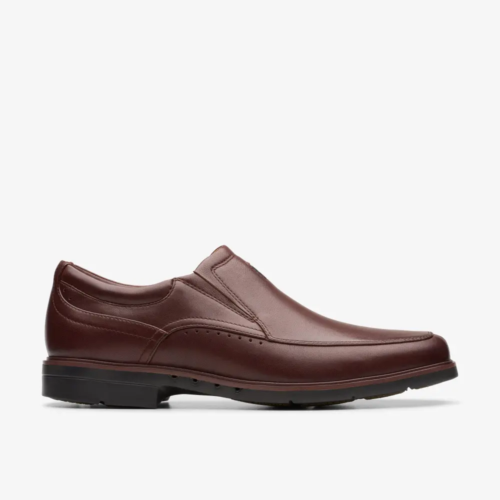 Herren Un Kendric Go Mahagoni Leder Loafer Clarks online