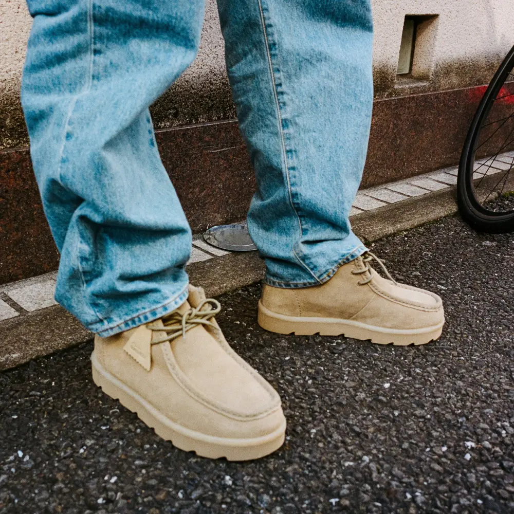 Mens Meare Or BT Dark Sand Warmlined Wallabies online