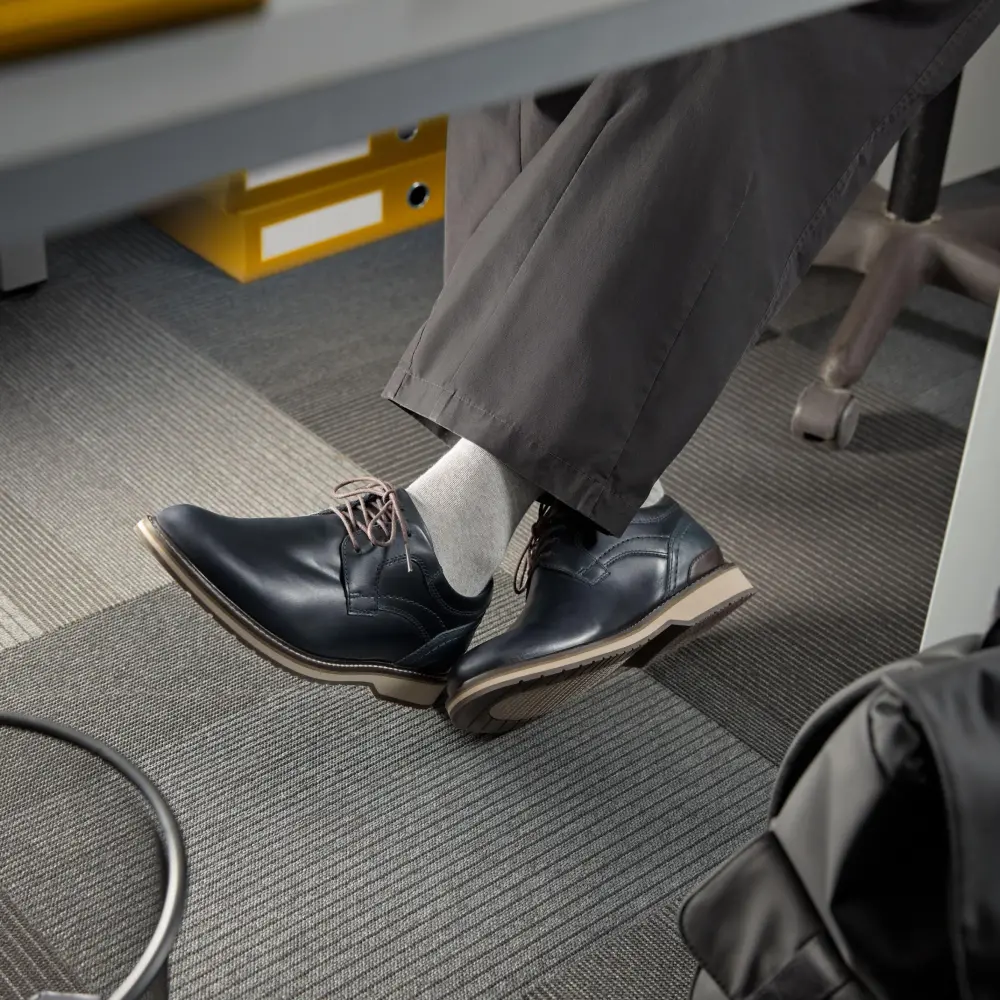 Monahan Herren-Oxfordschuhe, schlicht, marineblau online