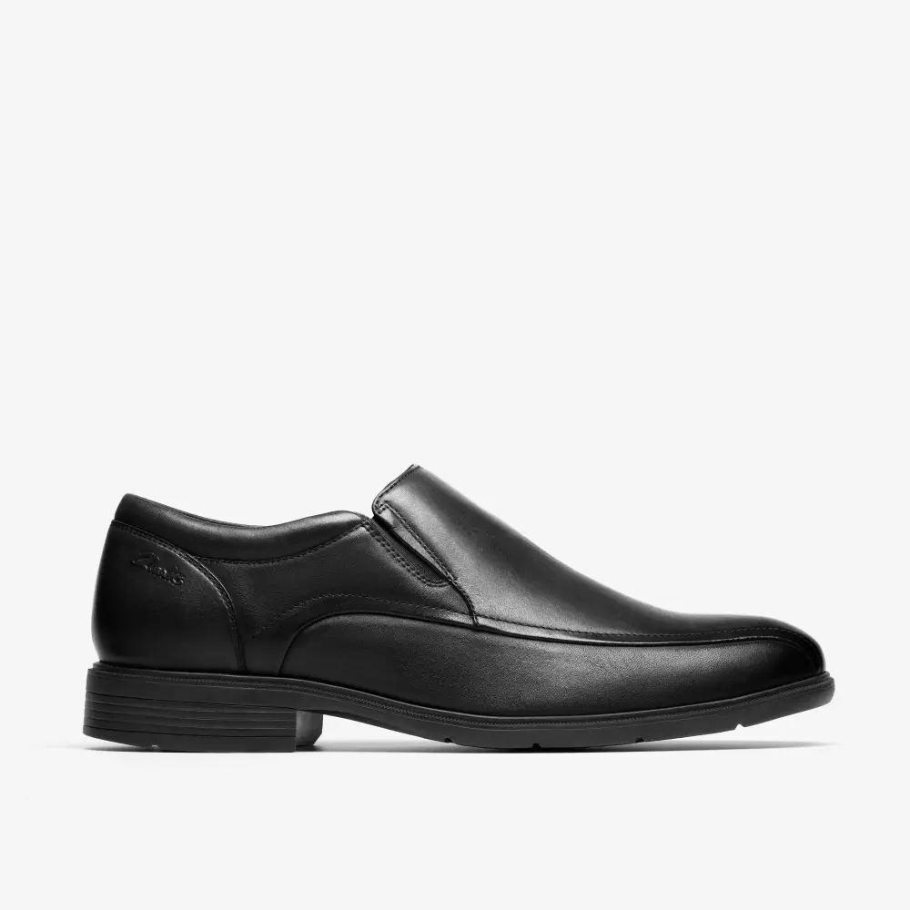 Steadwell Step Herren-Loafer aus schwarzem Leder online