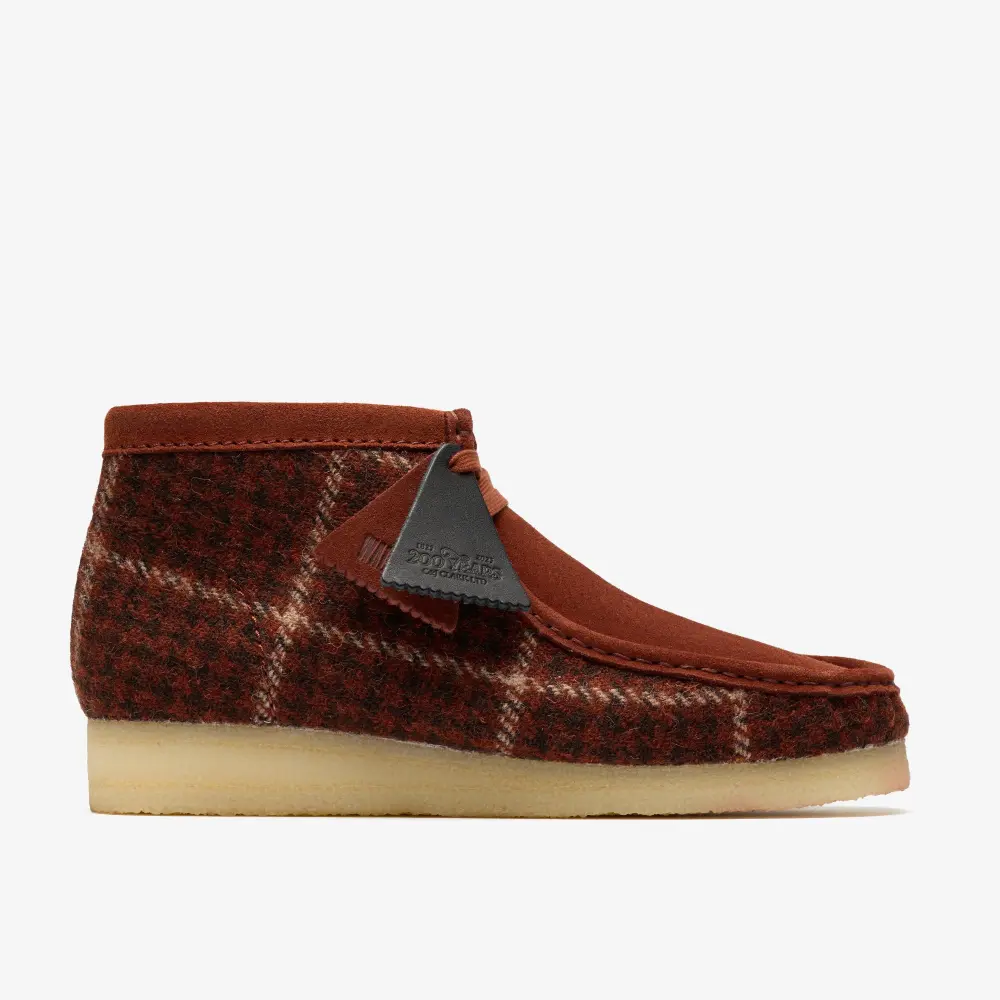 Wallabee Herrenstiefel, rostfarbener Tweed online