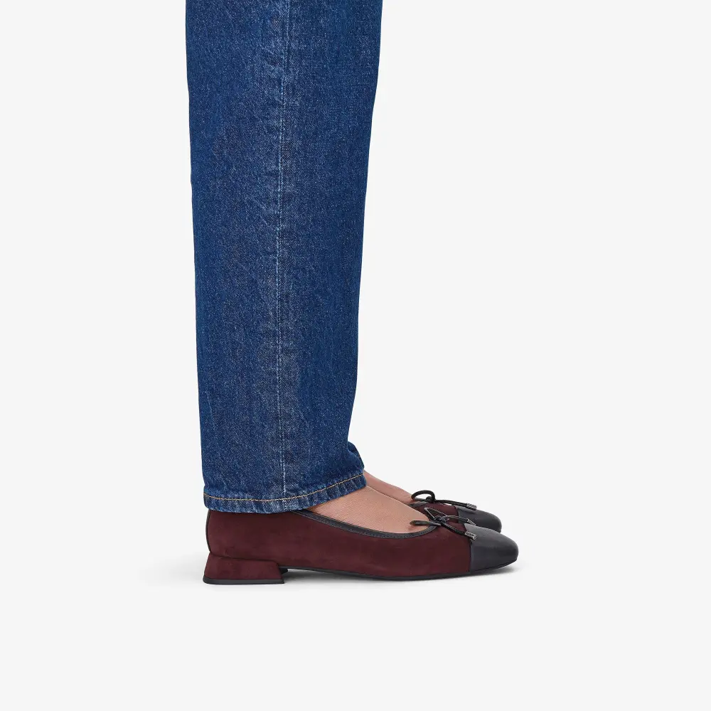 Damen-Ballerinas Ubree15 Poppy Merlot Kombination online