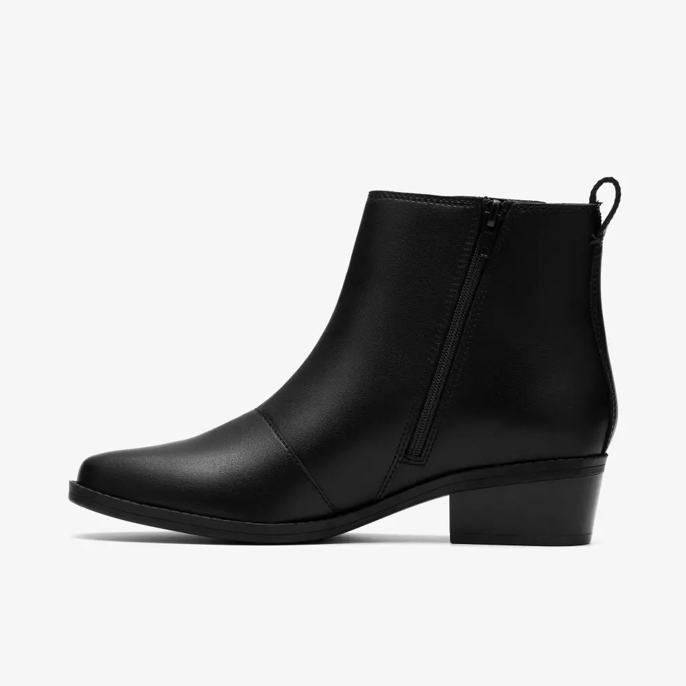 Danyelle Skip Damen-Ankle-Boots aus schwarzem Leder online