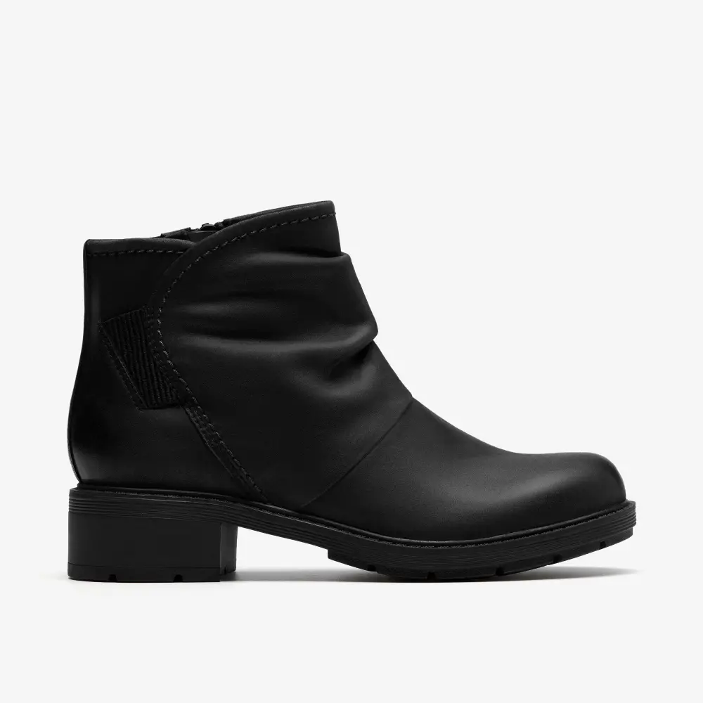 Hearth Sofia Damen-Ankle-Boots aus schwarzem Leder Hearth Sofia Damen-Ankle-Boots aus schwarzem Leder online
