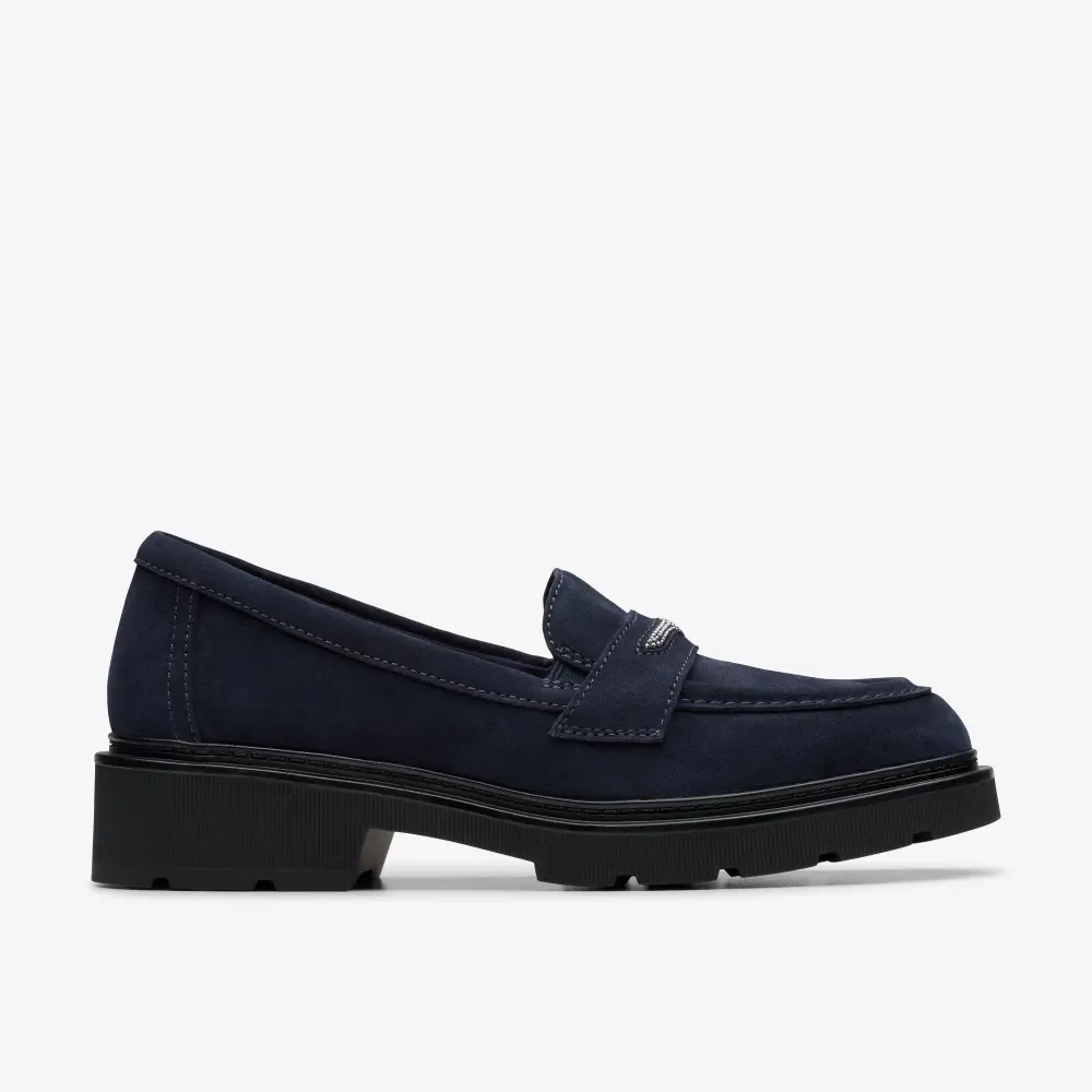 Lauryl Step Damen-Loafer aus marineblauem Wildleder online
