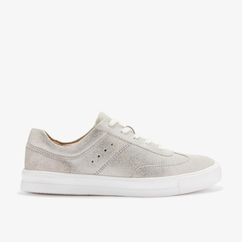 Makea Court Metallic-Leder-Sneaker für Damen online