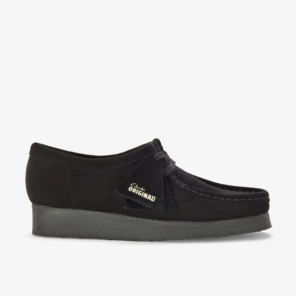 Wallabee™ Damenschuhe aus schwarzem Wildleder online